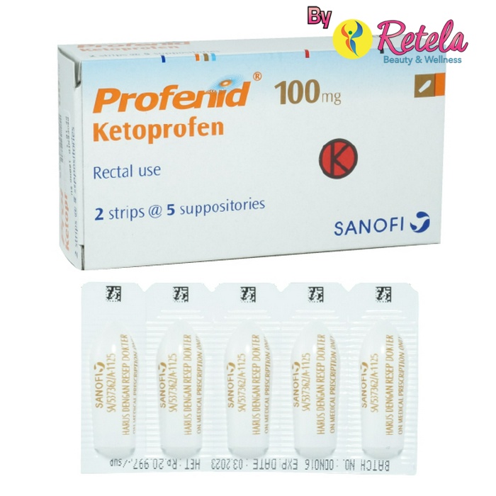 PROFENID 100 MG 5 SUPP