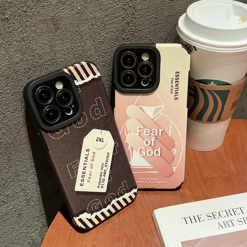 IPHONE Untuk Iphone14 13 12 11 Pro Max X XR XS Max7 8 Plus Kreatif hang tagVertical Tekstur Kulit Pelindung Soft case