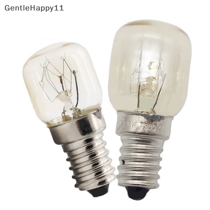 Gentlehappy T22 15W25W Oven Microwave Bulb Tahan Suhu Tinggi 300derajat E14 Sekrup Kecil Mulut Garam Lampu Bohlam Indikator Bohlam id