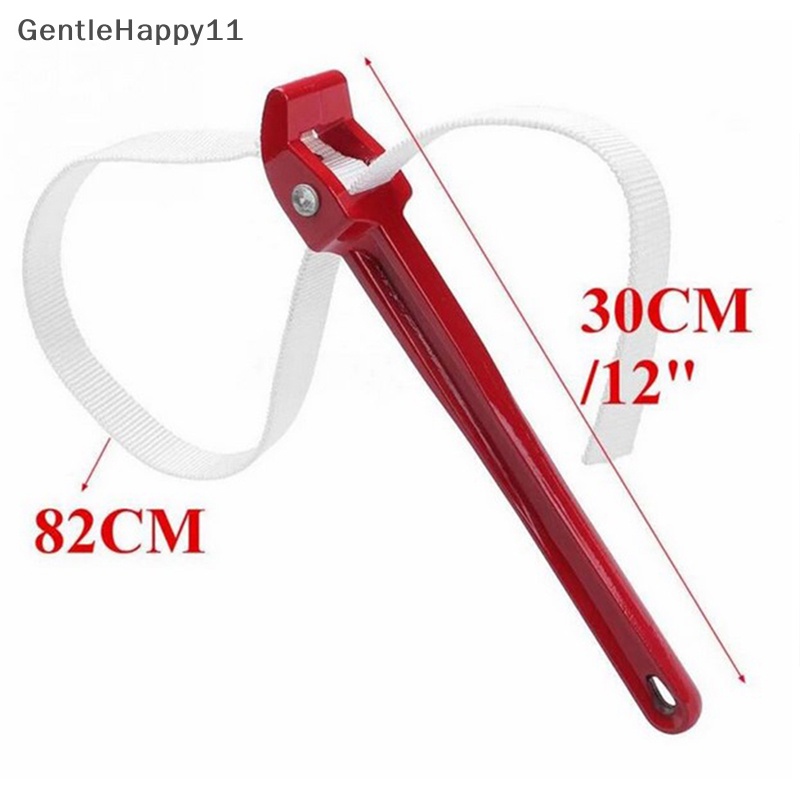 Gentlehappy Oil Filter Handle Belt Strap Spanner Kunci Pas Alat Aluminium Strap Wrench id