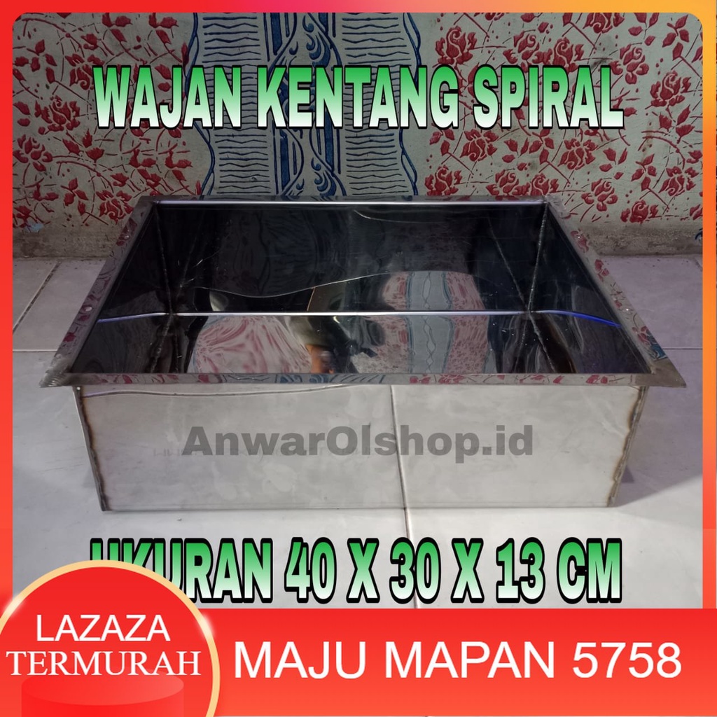 (COD) Wajan Kentang Spiral // Wajan Penggorengan Kentang Spiral // Wajan Kentang Goreng // Wajan Ken