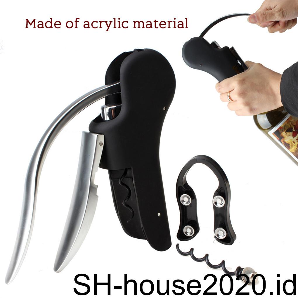 Zinc Alloy Metal Champagne Wine Bottle Opener Bar Corkscrew Portable Pro Minuman Perlengkapan Pesta Dapur Kitchenware Hadiah