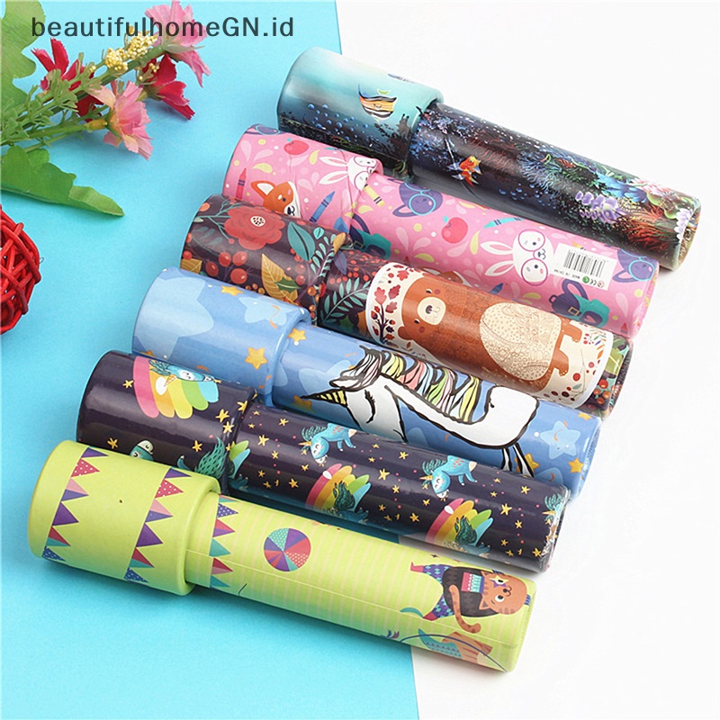 {Cantik} 1pc Rotag Kaleidoskop Klasik Nostalgia Anak Percobaan Sains Mainan Orang Tua-Anak Kid Mainan Edukasi Magical Change Gift~