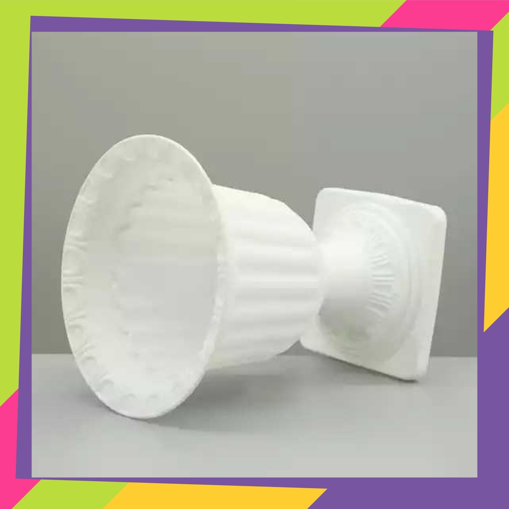1147 / Pot bunga plastik tropy piala dekorasi / Vas bunga aesthetic tanaman artificial