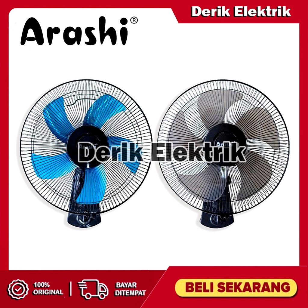 ARASHI WALL FAN / KIPAS ANGIN DINDING AR 228 PWF 16 XFLOW / APACE (16 INCH) GARANSI RESMI