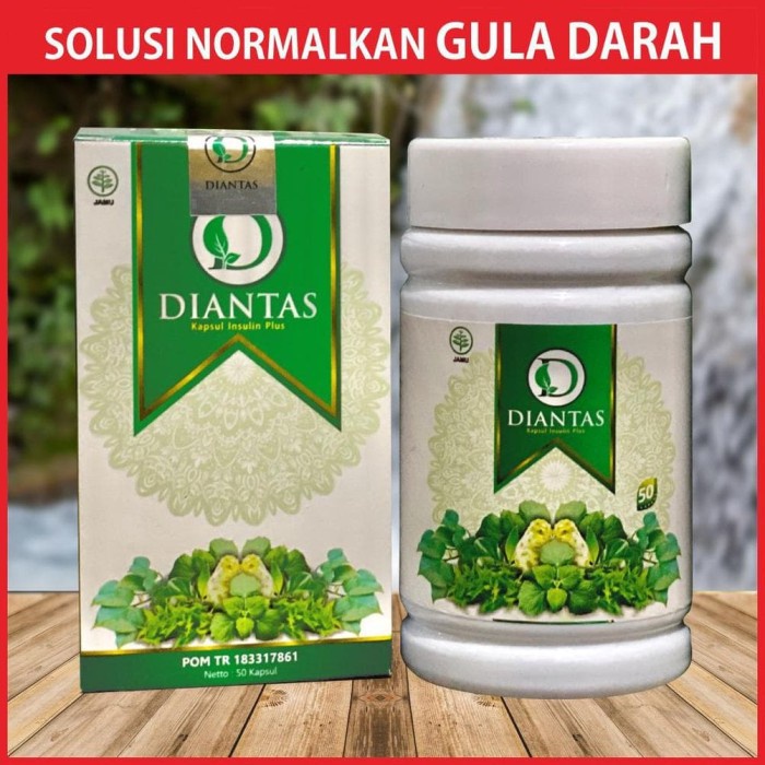 Diantas Obat Diabetes Hebal Penurun Gula Darah - Obat Diantas Original - Obat Kencing Manis ampuh