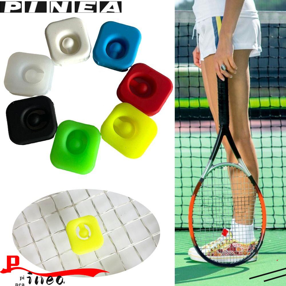 Nanas 5PCS Raket Tenis Shockproof Lembut Mengurangi Getaran Perlengkapan Olahraga Peredam Silikon