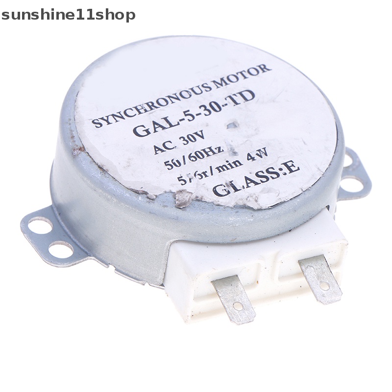 Sho AC 30V Microwave Oven Synchronous Meja Putar Motor Tray Motor Kompatibel Dengan Galanz Microwave Oven GAL-5-30-TD 4W Aksesoris N