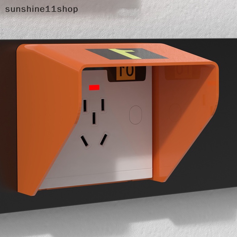 Sho 1PCS 86jenis Switch Protection Box Pelindung Stop Kontak Penutup Colokan Listrik N