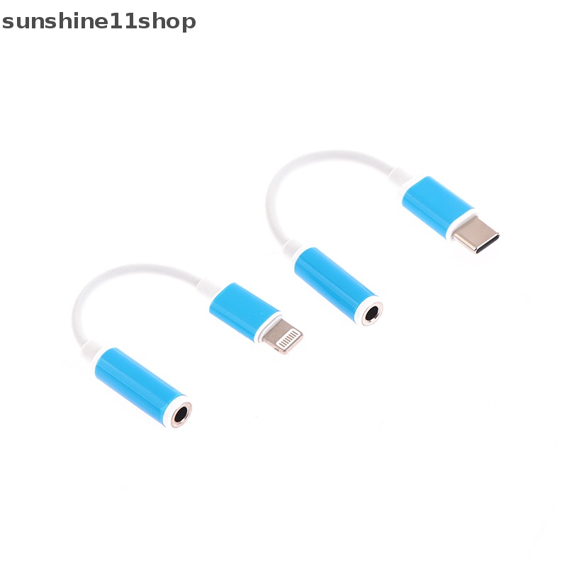 Sho Jack Kabel Adapter Audio Untuk Headphone Huawei Apple Lighg/USB C Ke 3.5mm N