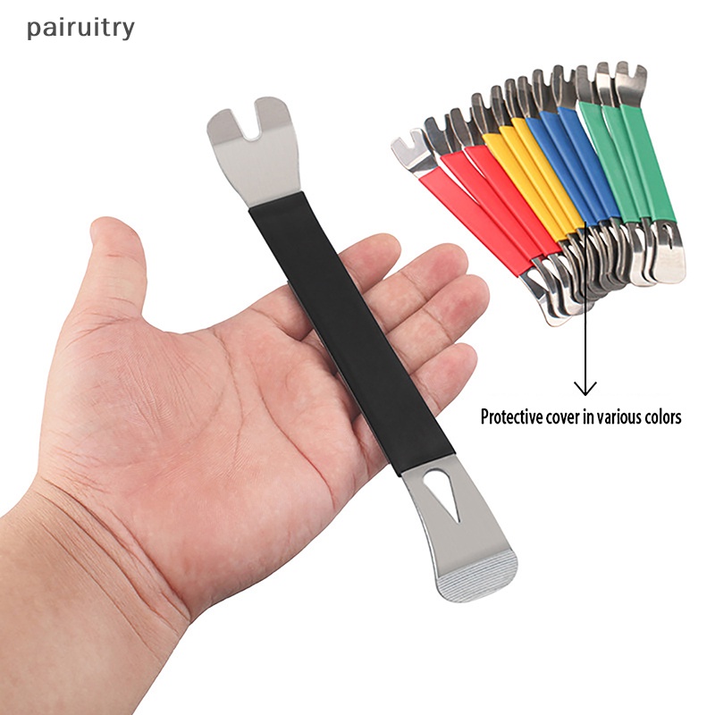 Prt 1Pc Alat Pelepas Lis Mobil Bahan Stainless Steel Tahan Lama Two-end Trim Removal Pry Tools PRT