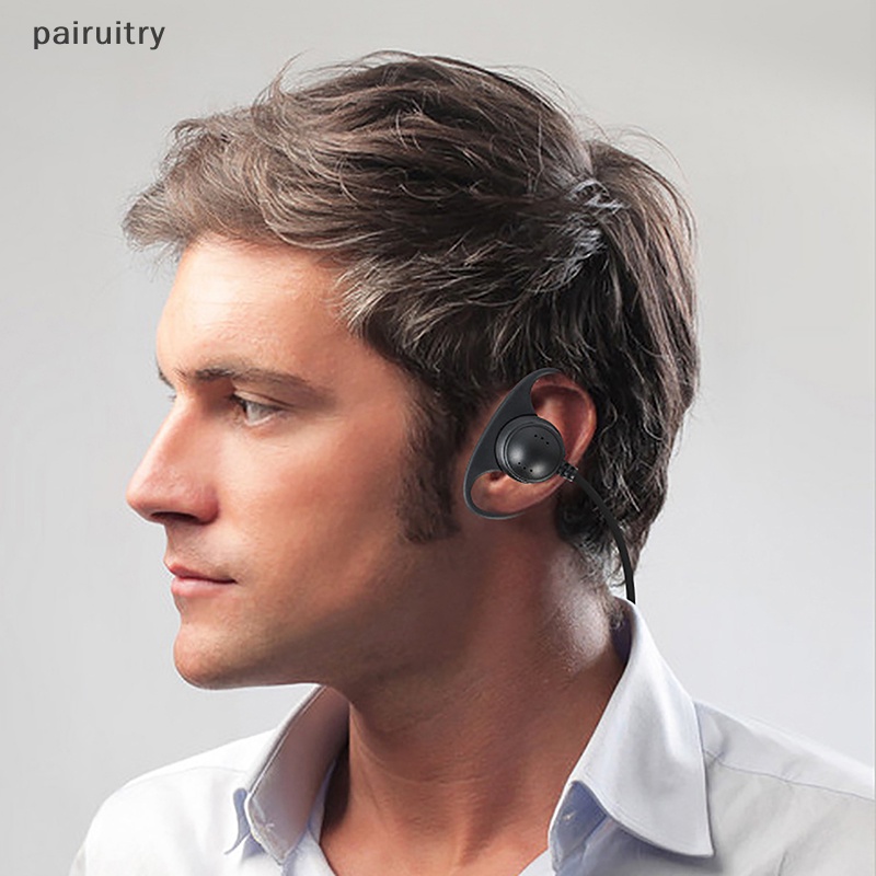 Prt Single Sided D-shaped Ear Loop Interpretasi Simultan 3.5MM Dengar Hanya Earphone Untuk Sistem Pandu Tur Radio PRT