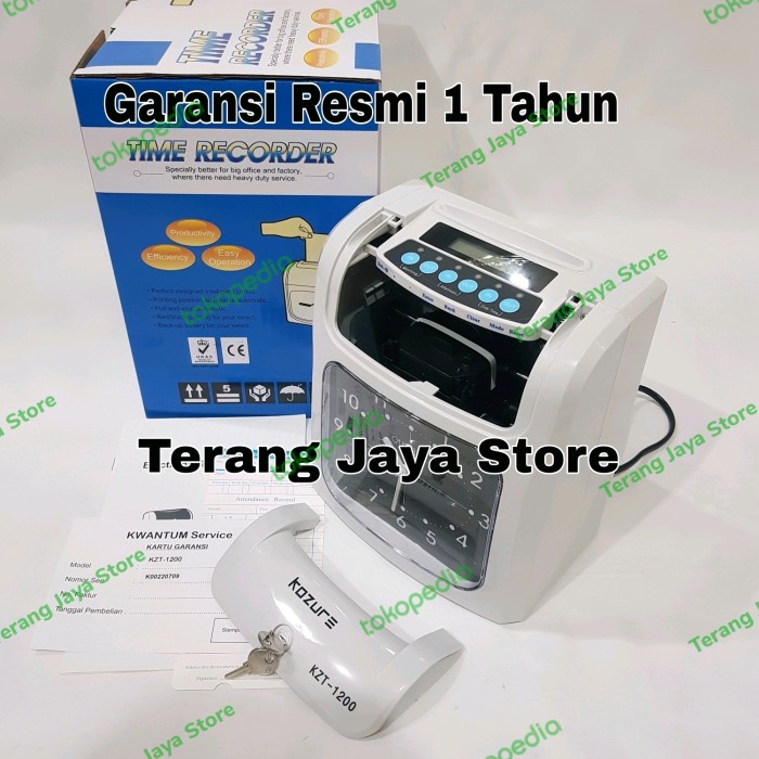 Mesin Absen Ceklok Kozure KZT-1200 Mesin absen manual Kozure KZT-1200
