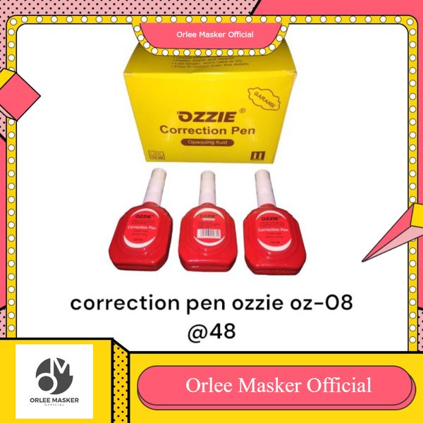 TIP EX CAIR OZZIE / CORRECTION TAPE CAIR 1 PCS kualitas bagus cocok untuk kulakan / tipe x ozzie