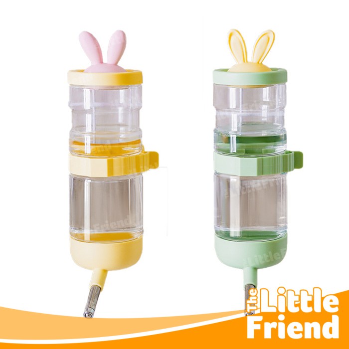 Botol Minum Gantung Kandang Anjing Kucing Hewan Cute Rabbit Ear Design