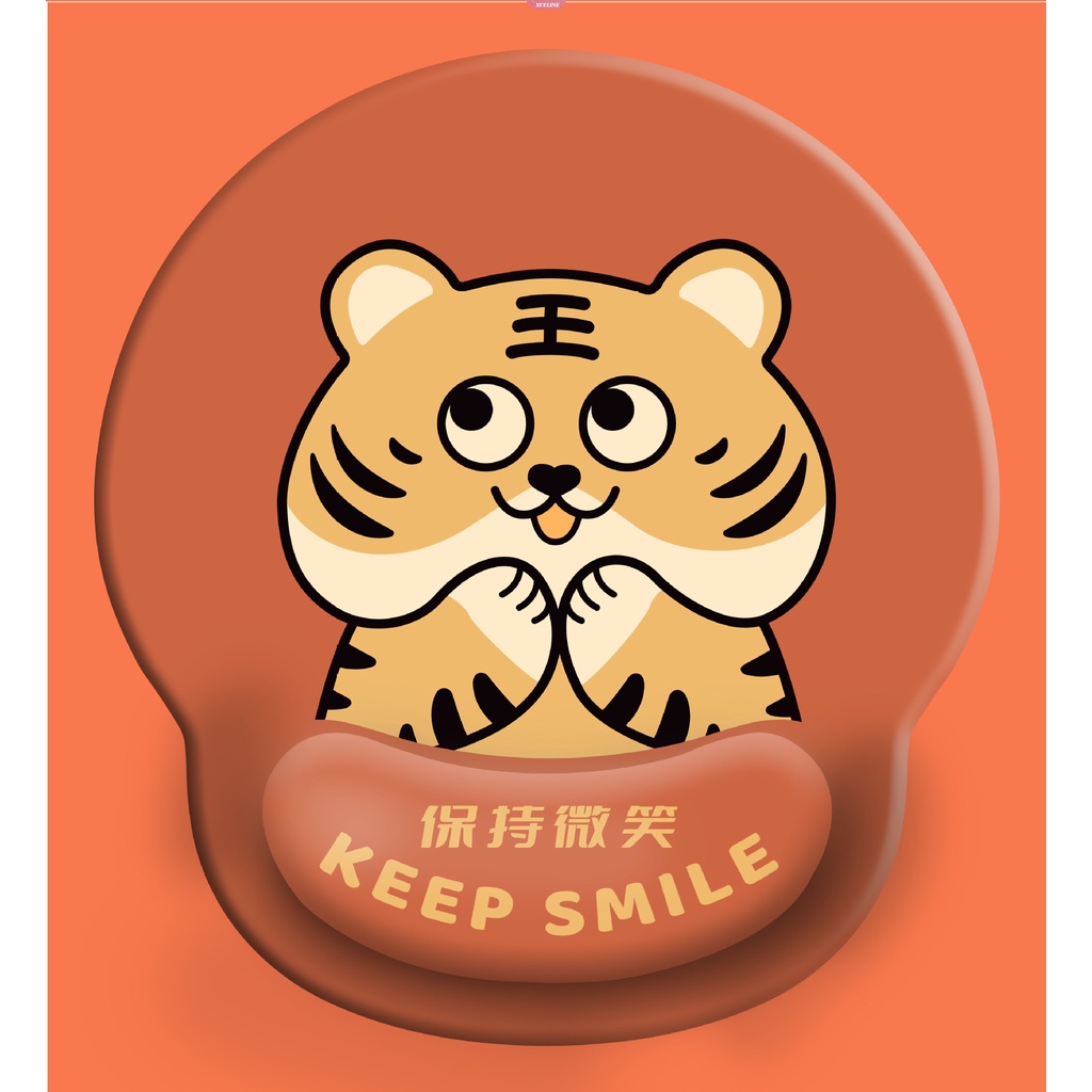 3d Pooh Bear Didesain Mouse Pad Dengan Pergelangan Tangan-rest Ergonomis Mause Pad Lucu Kartun Tikus Pad Untuk PC Laptop Penggunaan Kantor [ZXL]