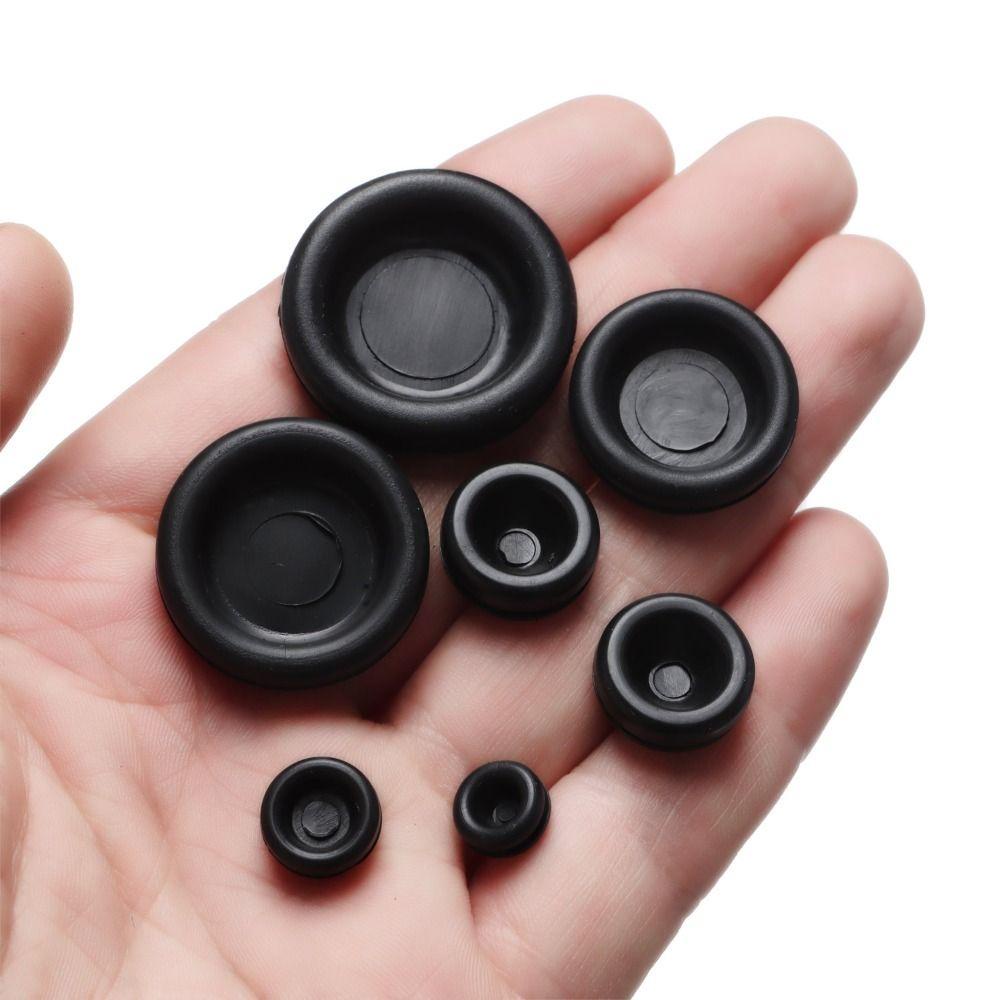 TOP 200pcs Rubber Grommet Reparasi Otomotif Untuk Untuk Steker Kawat, Kabel Firewall Lubang Plug Set Colokan Lubang Solid