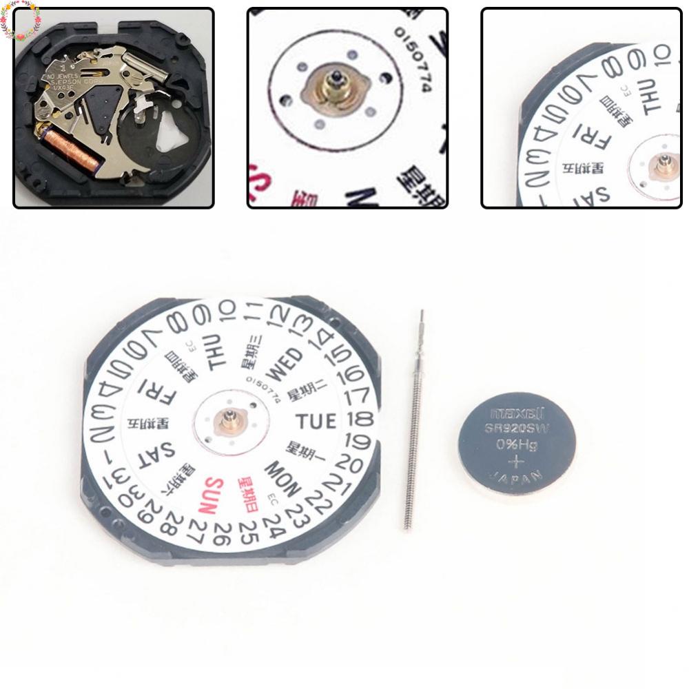 Cocok Untuk Hattori VX43 Seiko Quartz Watch Movement Ganti - MZHATVX43 Easy