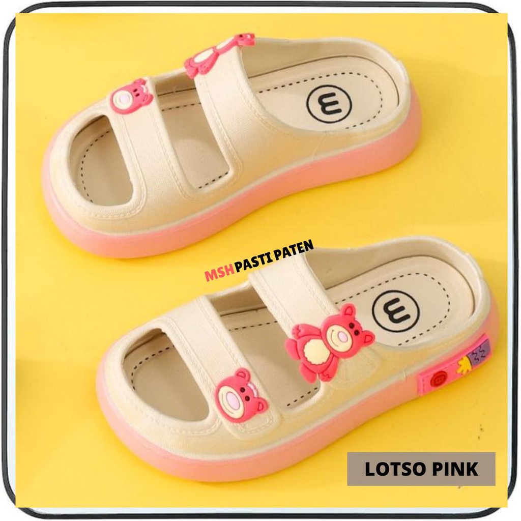 Sandal Jelly Anak Perempuan Motif Lotso Meilisa 029