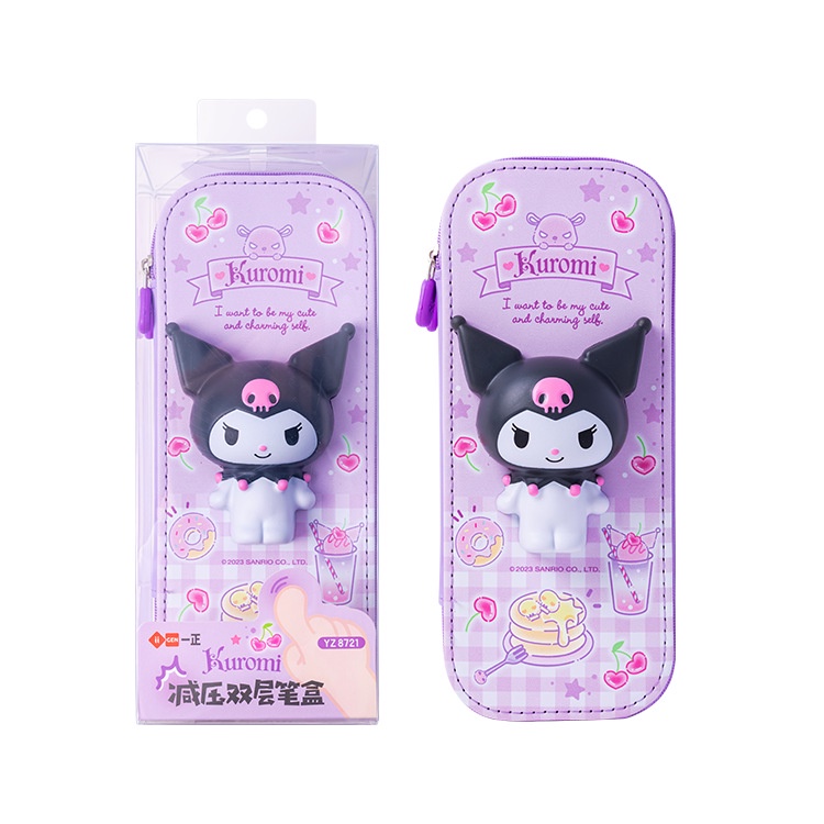 (Ready Stock) tempat pensil 2 tingkat squishy sanrio cinnamoroll hellokitty