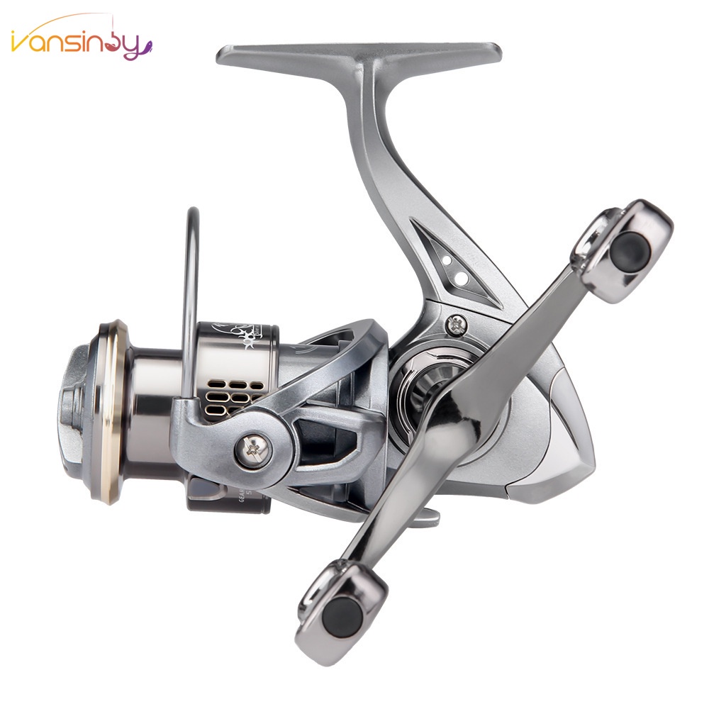 Gulungan Spincasting Pancing 6kg Metal Double Rocker Metal Roda Gulungan Berputar Pancing