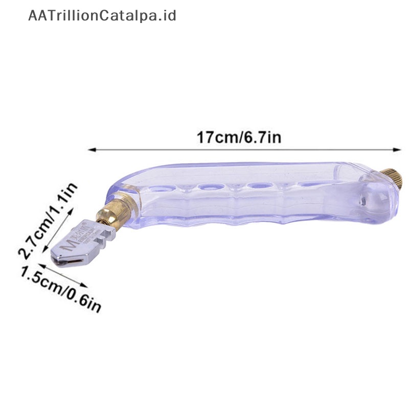 Aatrillioncatalpa Professional oil glass cutter hard diamond cutg glass Alat Potong manual ID