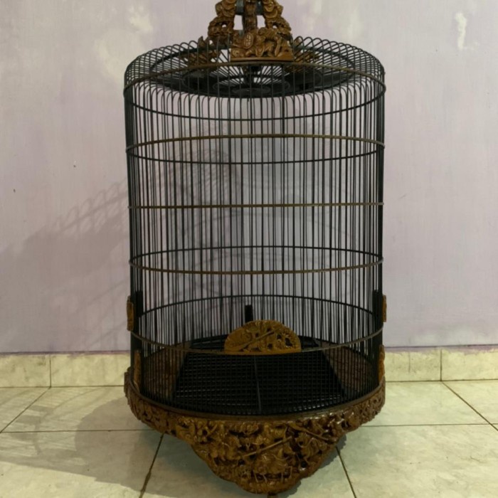 sangkar murai ukir, sangkar murai jati