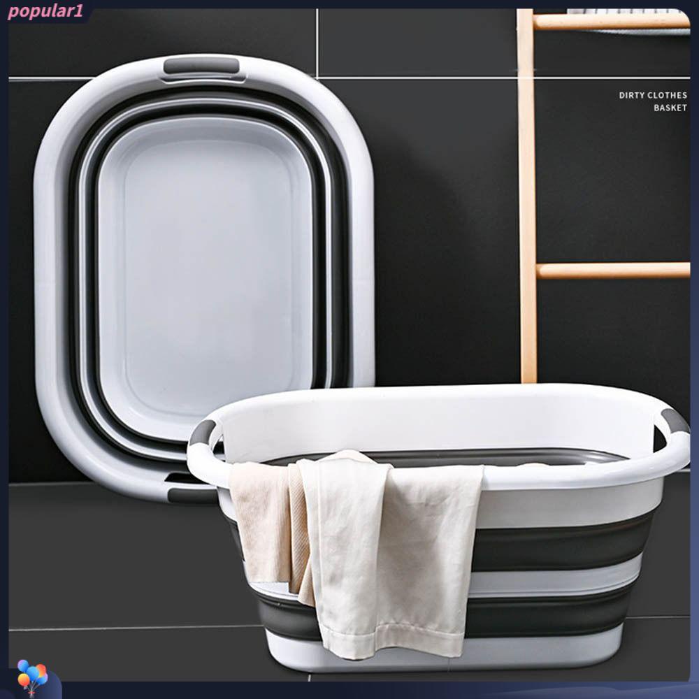 Popular Ember Lipat Travel Foldable Hemat Ruang Kamar Mandi Cuci Baju Bin Rumah Penyimpanan