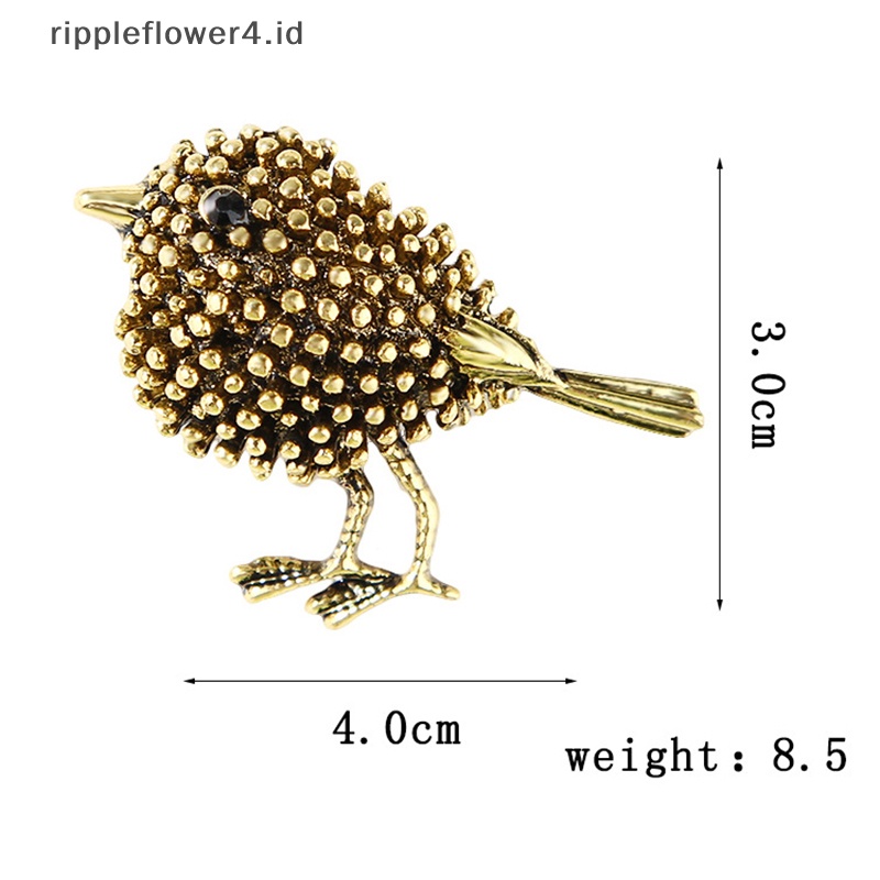 {rippleflower4.id} Pin Bros Kristal Enamel Untuk Wanita Swallow Brooch Perhiasan Fashion Pesta Pernikahan Bijoux Hadiah Terbaik~