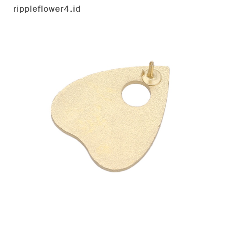 {rippleflower4.id} Witchcat Matahari Bulan Kucing Ouija Enamel Pin Bentuk Hati Bros Kerah Lencana Hitam Punk Gothic Perhiasan Hadiah Untuk Teman Anak~