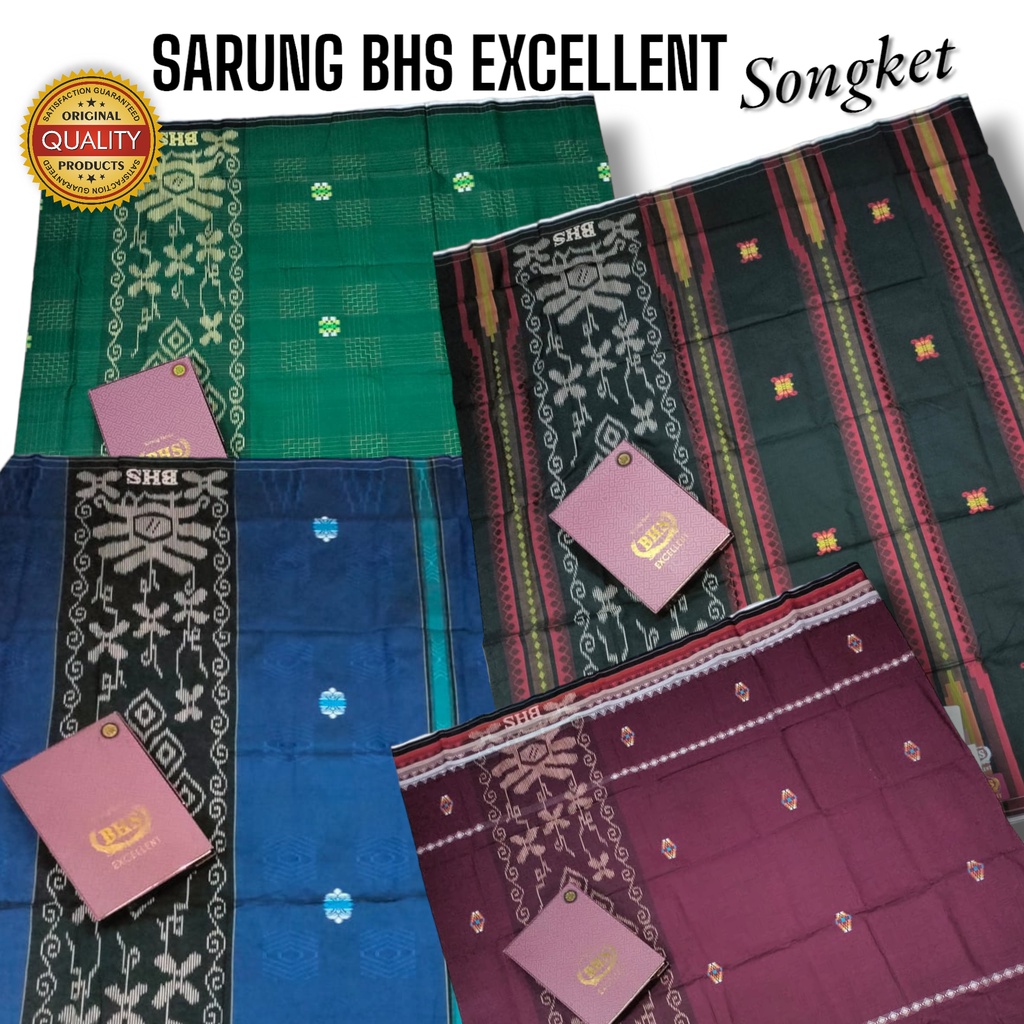 Sarung BHS EXCELLENT Jaguar Songket Gold