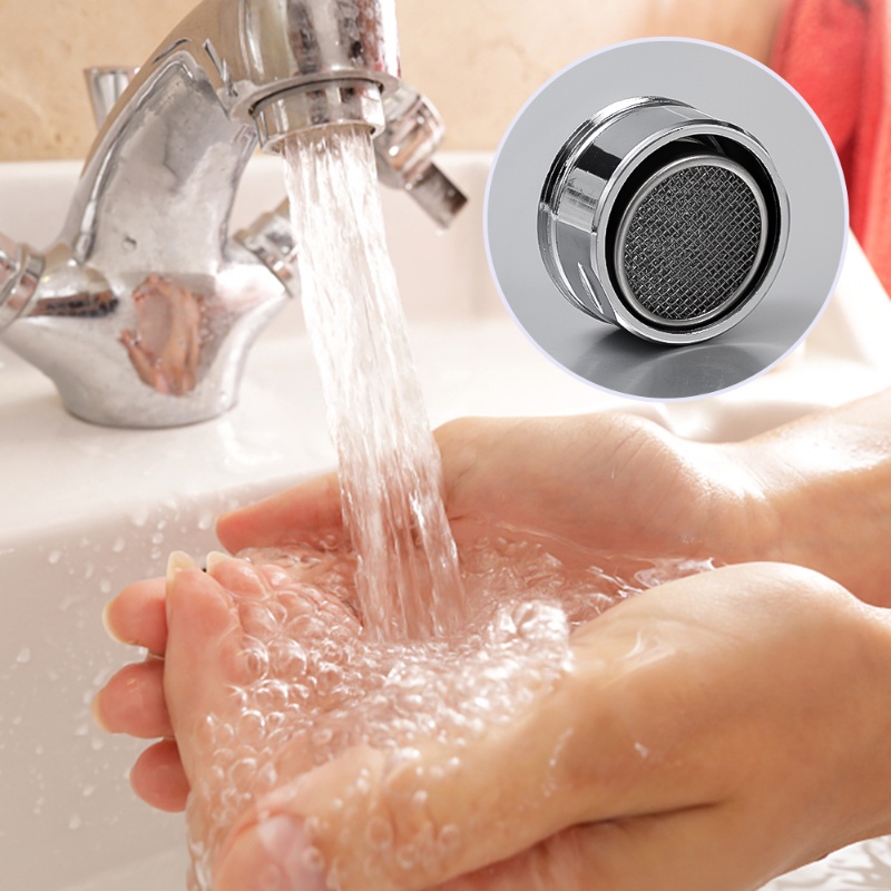 Water Saving Faucet Tap Aerator/ Filter Dapat Diganti Drat Nozzle Campur/ Keran Kamar Mandi Bubble Bathroom Parts