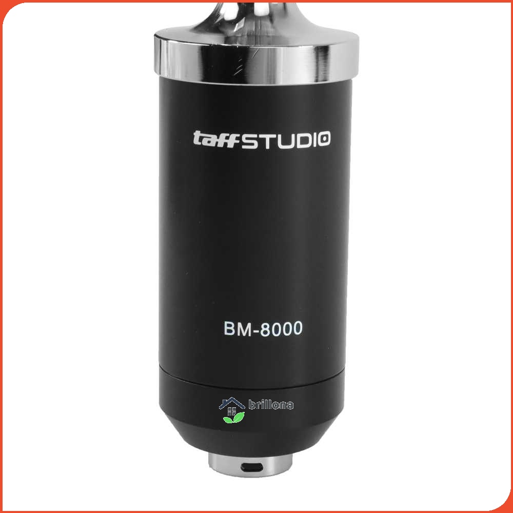 TaffSTUDIO Mikrofon Kondenser dengan Shock Proof Mount - BM-8000