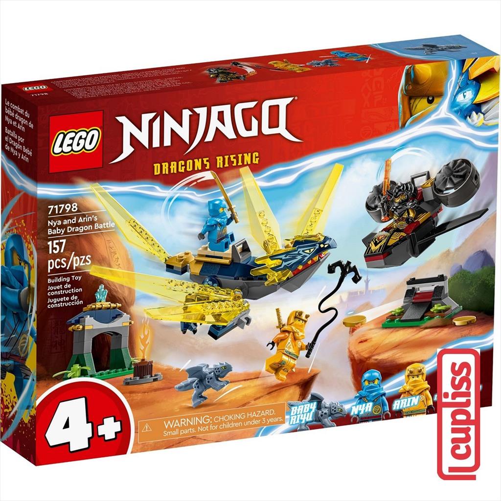 LEGO Ninjago 71798 Nya and Arin Baby Dragon Battle