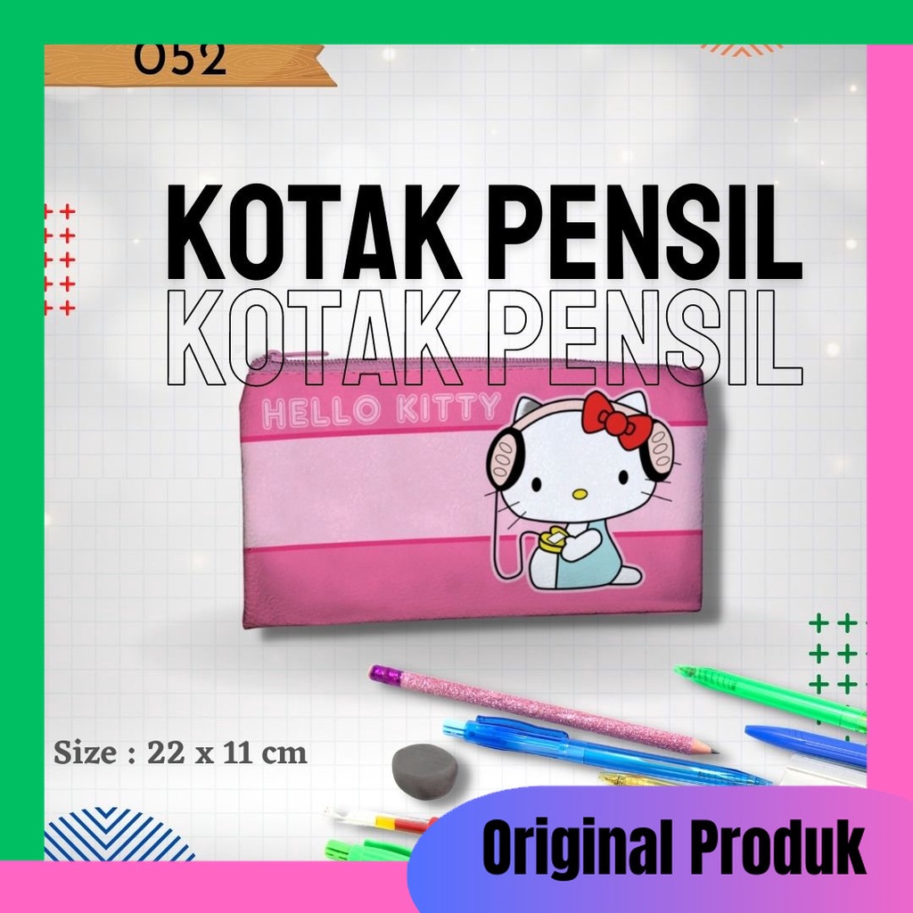 

Tempat Pensil, Kotak Pensil 052 gambar Hello Kitty Serbaguna Murah Dan Kualitas Terjamin , Original Produk Bahan Tebal