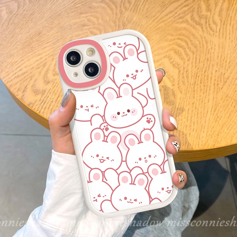 Soft Case Untuk Redmi Note8 11 10s 11s 10 10Pro 9s 9k40s 8 Pro 11Pro+POCO X3 NFC Pro M3 F4 Mi 12 11T 11 Lite Redmi A1 10C 12C 9T 9C 10 10A 9A Lucu Duck Rabbit Couple Full Sarung