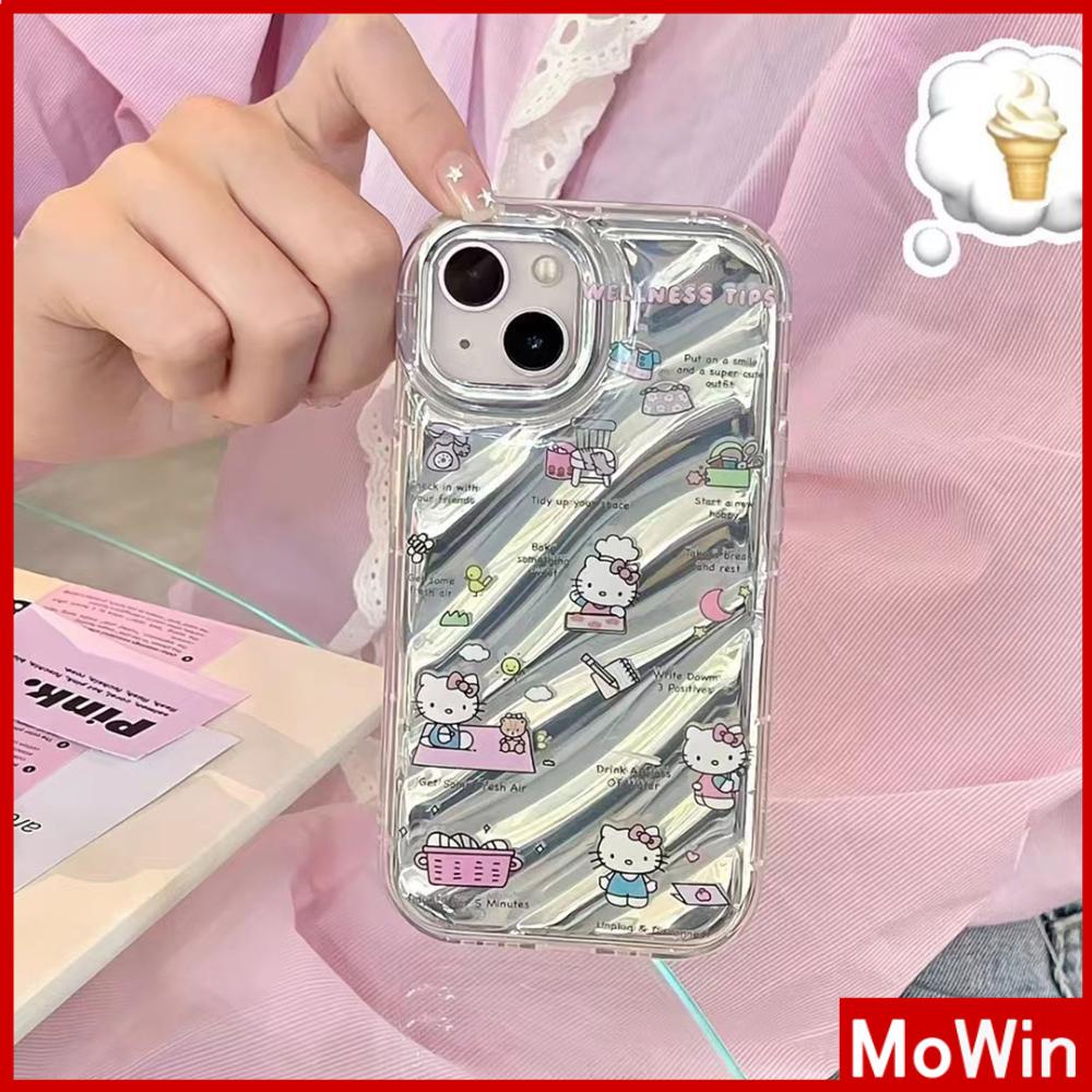 Case iPhone 14 Pro Max iPhone Case Laser Reflektif Bening Case TPU Soft Case Airbag Tahan Guncangan Kucing Kartun Lucu Kompatibel dengan iPhone 13 Pro Max 12 Pro Max 11 Xr X Max 7PLus 8PLus