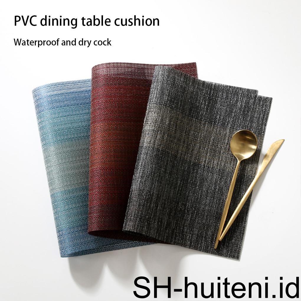 Pvc Table Mat Tatakan Coaster Bowl Dish Mat Tahan Pemanas Tahan Air Oilproof Rumah Hotel Meja Makan Dekor Tikar