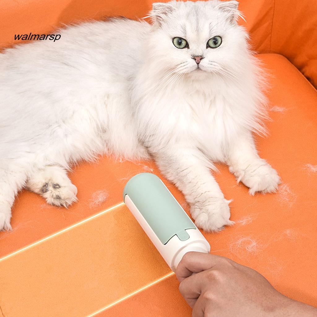 Walmarsp Pembersih Bulu Hewan Peliharaan Lengket Kuat Non-slip Debu-Bukti Penutup Permukaan Sikat Pegangan Nyaman Dipegang Hewan Peliharaan Lint Remover Cat Supply