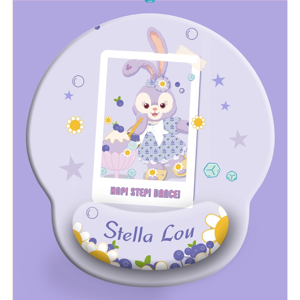 Stellalou Lovely Kawaii Residence Office Gaming Alas Mouse Bulat Anti Slip Laptop PC Mice Pad Mat Alas Mousepad Gaming [ZK]