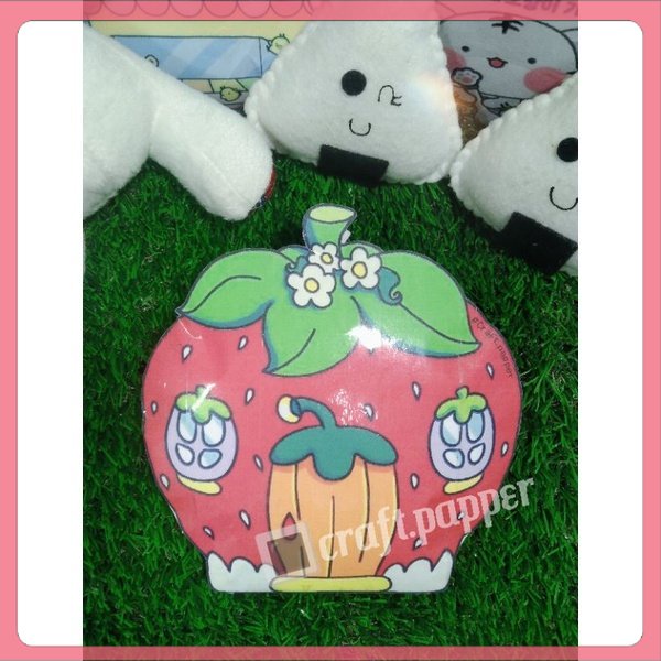 Toca  squishy book strawberry house mainan viral edukatif Terpopuler