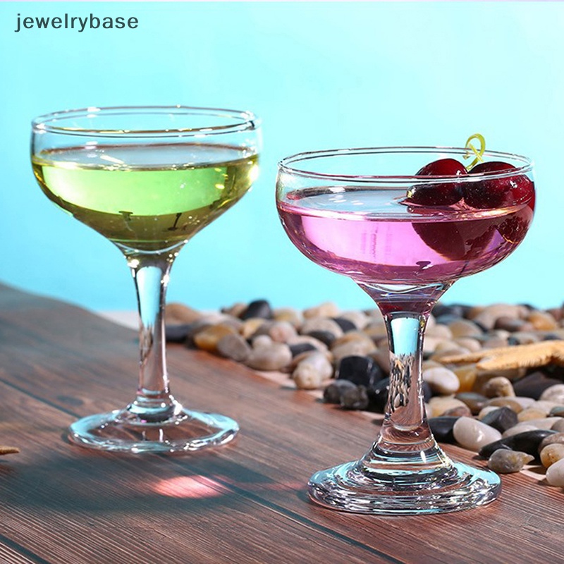 [jewelrybase] Gelas Pesta Transparan Gelas Minuman Cocktail Sekali Pakai Champagne Drinkware Boutique