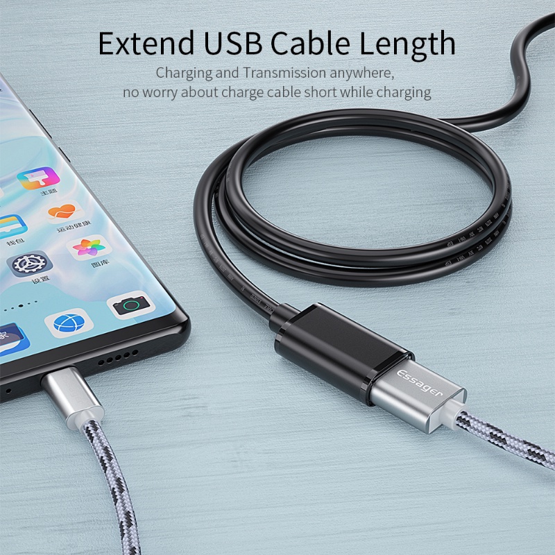 Kabel Ekstensi Port USB Charging Handphone Portable/ Kabel Transfer Data Televisi Komputer/ Proyektor Monitor Serbaguna Kabel Sambung Pemanjang