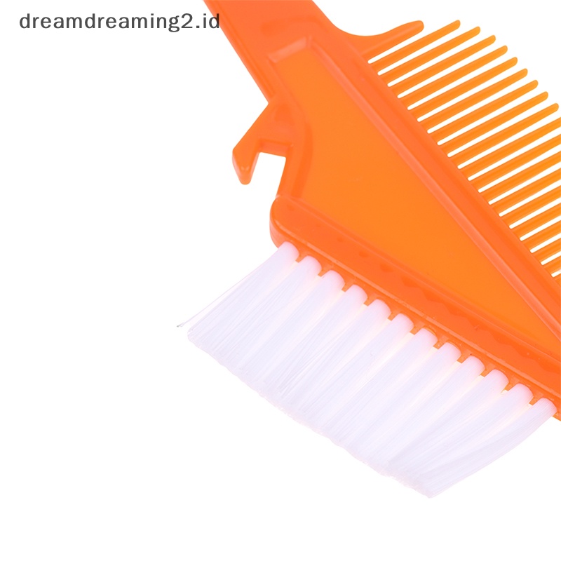 (drea) Pro Alat Salon Sikat Pewarna Pewarna Rambut Plastik Sisir Barber Salon Tint Hairdressing Styling Tools Sisir Warna Rambut Dengan Sikat //