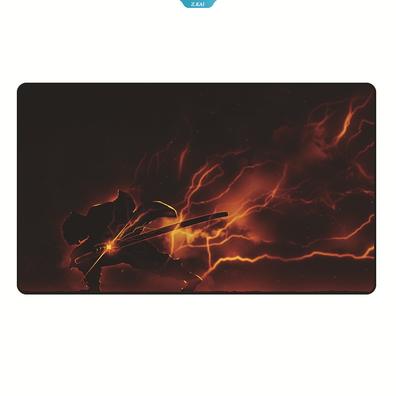 3d Mouse Pad Silikon Lembut Karakter Animasi Demon Slayer Agatsuma Zenitsu Mouse Pad Memory Foam Pelindung Pergelangan Tangan Mouse Pad Laptop Mouse Pad [ZK]