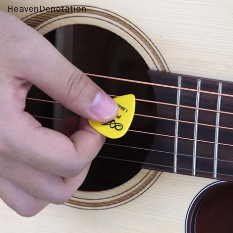 [HeavenDenotation] 20 /100PCS Guitar Pick Acoustic Bass Pic Plectrum Mediator Tebal Mix 0.58-1. Hdv