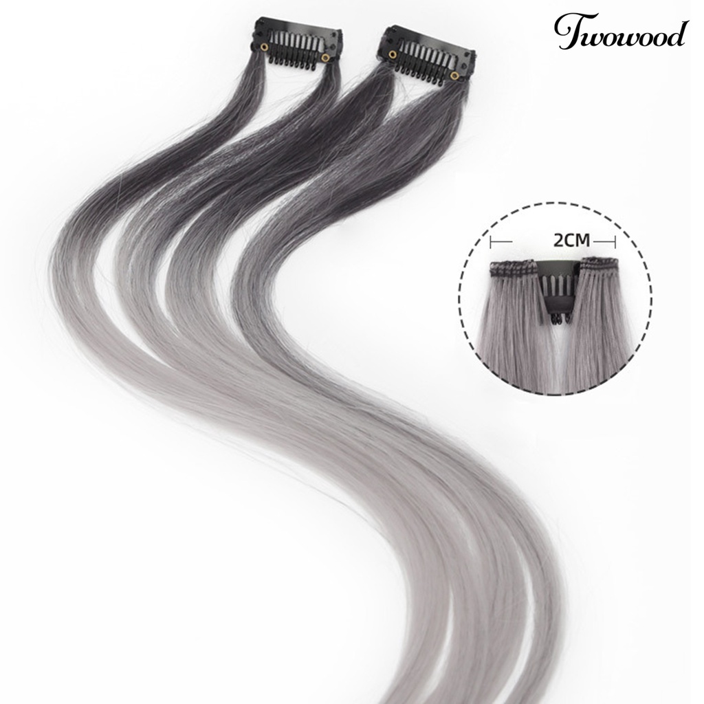 Twowood Invisible Extensions Hair Adjustable One-piece Ringan Simulasi Rambut Ekstensi Seamless Untuk Wanita