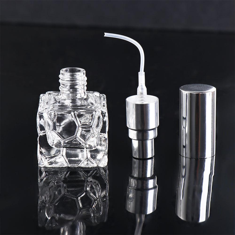 [Elegan] Botol Spray Parfum Bentuk Kubus Air 10ML Sub-Botol Botol Isi Ulang Travel Sampel Kosong Vial Atomizer Mist Liquid Sprayer