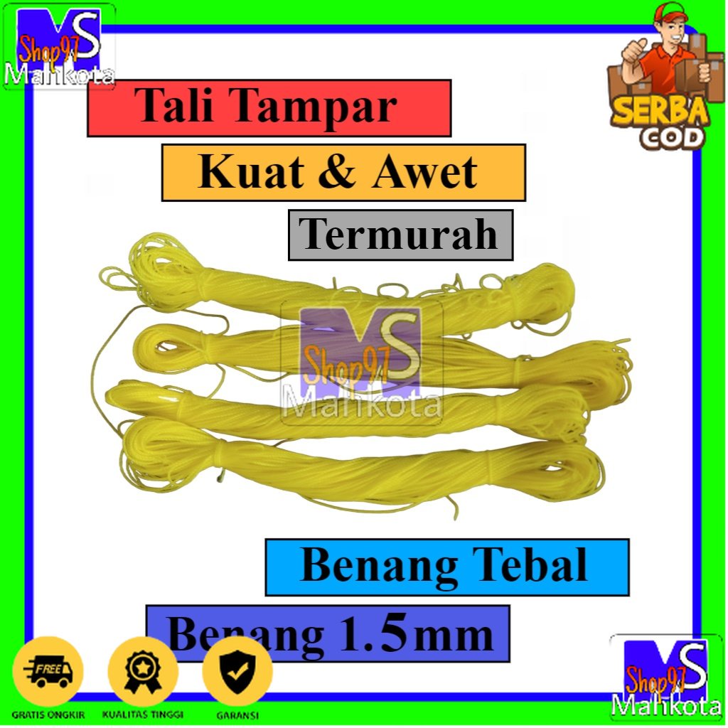 

SEA GULL tali tampar serbaguna, tali tampar bangunan, tali tampar 1mm per 1pcs (50meter)