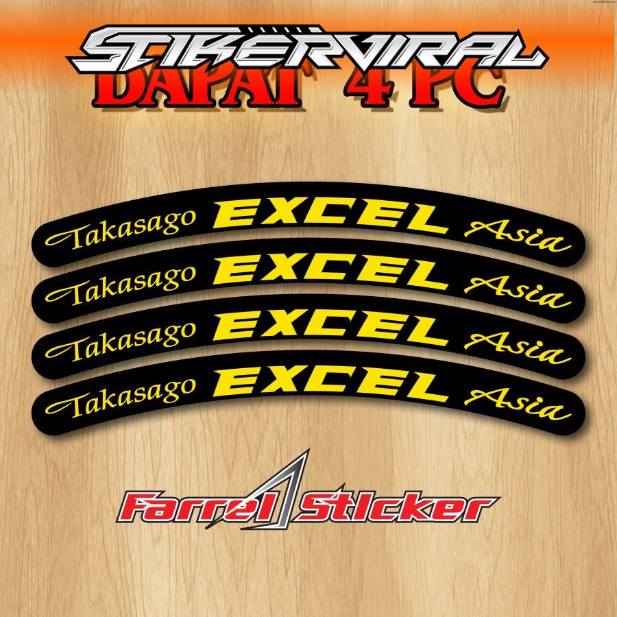 stiker velg sticker takasago Stiker Velg Sticker Takasago
